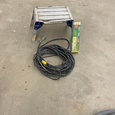 Window Machine, Step Stool and an Extension Cord