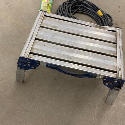 Window Machine, Step Stool and an Extension Cord