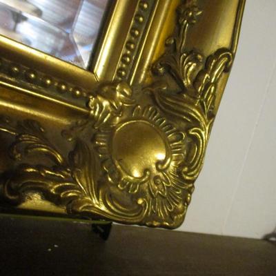 Framed Ornate Wall Mirror Approx 34 3/4