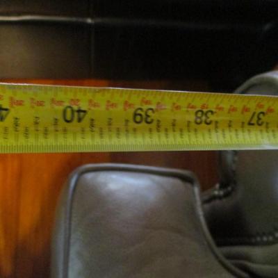 Real Leather Two Cushion Loveseat