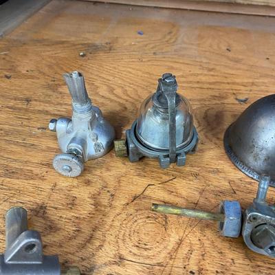 Really Neat Vintage sight glasses and Oil can
