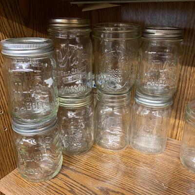 Different Sized Canning Jars