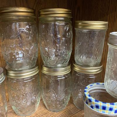 Different Sized Canning Jars