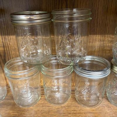 Different Sized Canning Jars