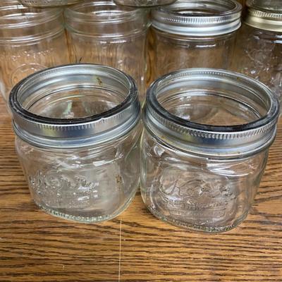 Different Sized Canning Jars