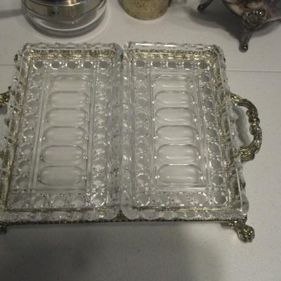 Leonard Silver Plated & Glass Decor