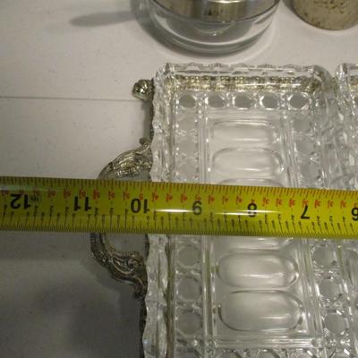 Leonard Silver Plated & Glass Decor