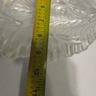 Glass Leaf Platter