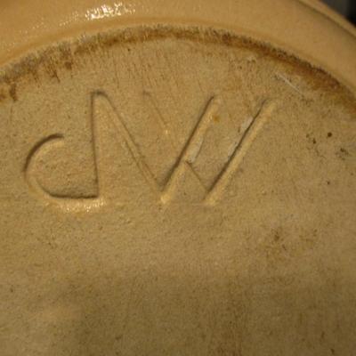 Marked Pottery Mixing Bowl