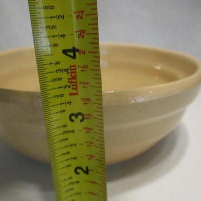 Marked Pottery Mixing Bowl