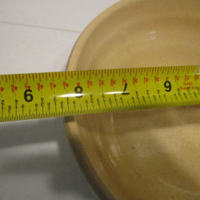 Marked Pottery Mixing Bowl