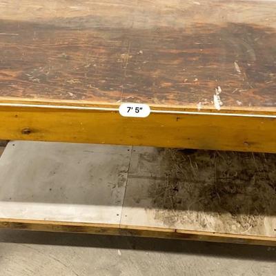 Work Bench with Super Cool Vintage Vise
