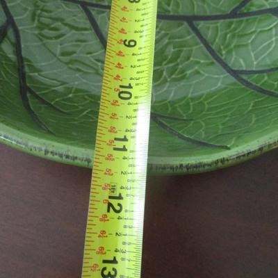 Cracker Barrel Leaf Bowl