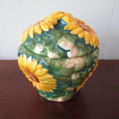 Sunflower Cookie Jar