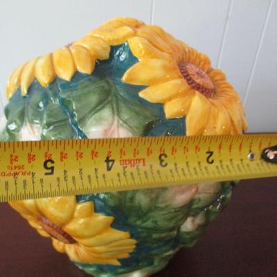 Sunflower Cookie Jar
