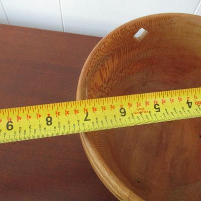 Sycamore Wooden Fruit Bowl Hand Made Roy Boulineau