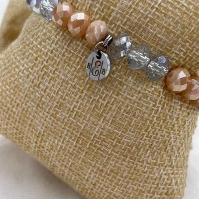 Crystal Bead stretchy bracelet