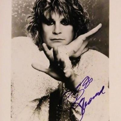 Ozzy Osbourne signed promo photo 