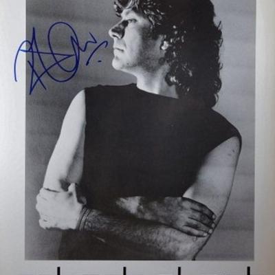Robert Plant signed promo photo 