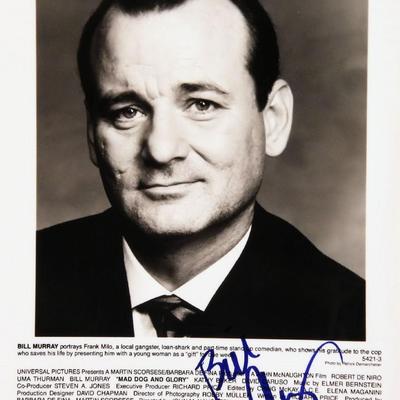 Bill Murray signed photo