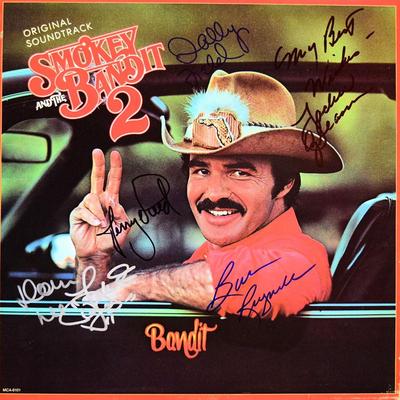 Smokey And The Bandit II signed soundtrack album