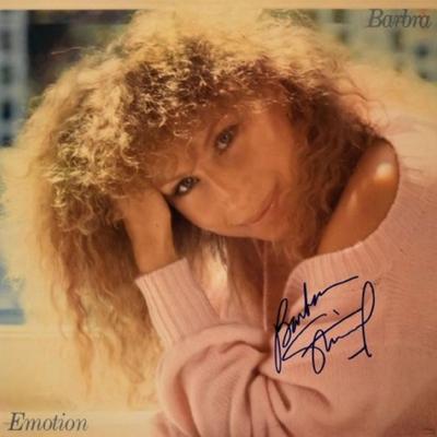 Barbra Streisand signed Emotion album