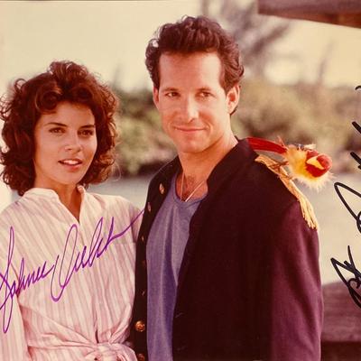 Cocoon Tahnee Welch and Steve Guttenberg signed movie photo