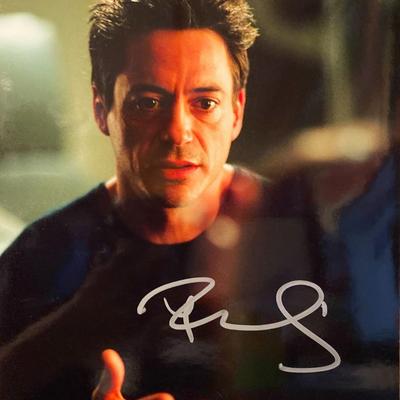 Robert Downey Jr. signed photo