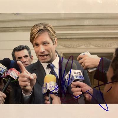 Thank you For Smoking Aaron Eckhart signed movie photo