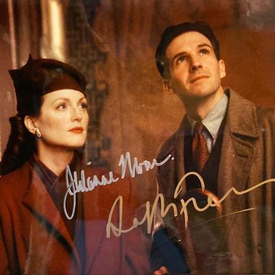 The End of the Affair Julianne Moore and Ralph Fiennes signed movie photo