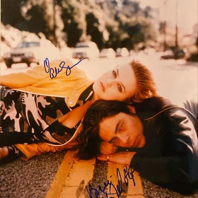 Excess Baggage Benicio del Toro and Alicia Silverstone signed movie photo