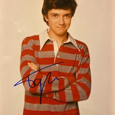 Topher Grace signed photo