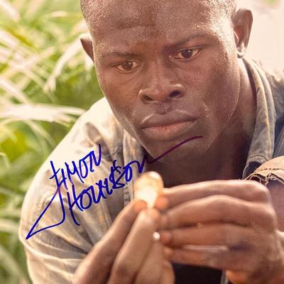 The Blood Diamond Djimon Hounsou signed movie photo