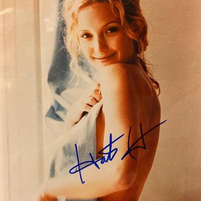 Kate Hudson signed photo