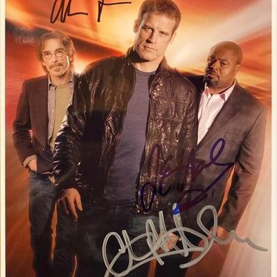 Human Target cast signed photo