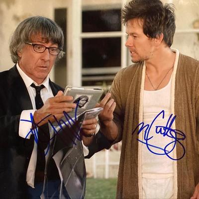 I Heart Huckabees Dustin Hoffman and Mark Wahlberg signed movie photo