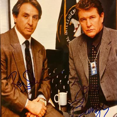 In the Company of Spies Tom Berenger and Ron Silver signed movie photo