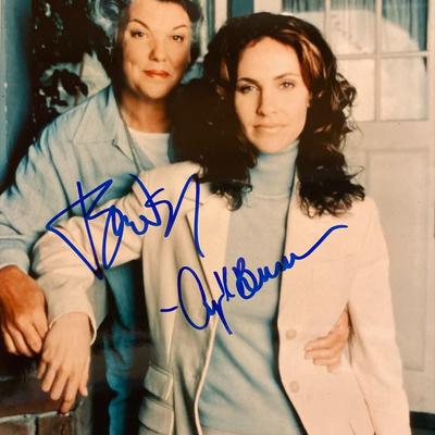 Judging Amy Amy Brenneman and Tyne Daly signed photo