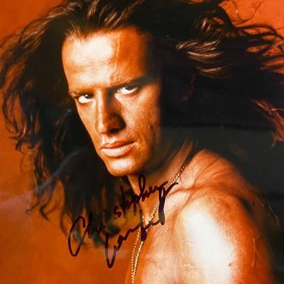 Greystoke: The Legend of Tarzan, Lord of the Apes Christopher Lambert signed movie photo
