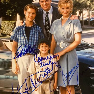 Leave It to Beaver cast signed movie photo