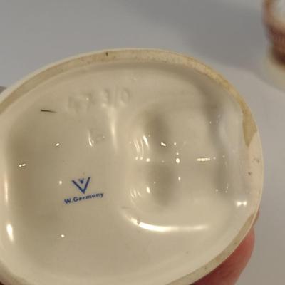 Pair of Hummel Figurines- Girl with Geese and Boy with Rabbits