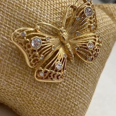 Beautiful butterfly brooch