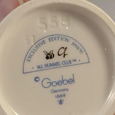 Pair of Hummel Figurines- School Boy and Boy with Guitar