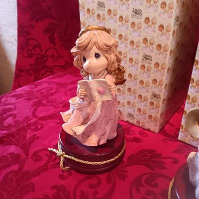 3 MUSIC BOX PRECIOUS MOMENTS FIGURINES
