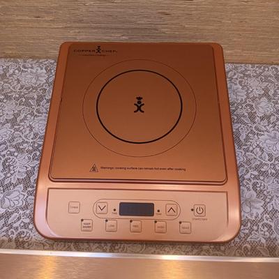COPPER CHEF INDUCTION COOKTOP AND A WARMER