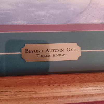 2 THOMAS KINKADE PICTURES "PETALS OF HOPE" & "BEYOND AUTUMN GATE"