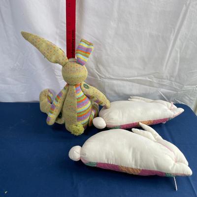Easter plush rabbits