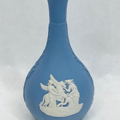Wedgwood Jasperware Blue Bud Vase