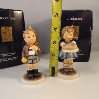 Pair of Hummel Figurines- 'Cheeky Fellow' and 'Sweet as Can Be'