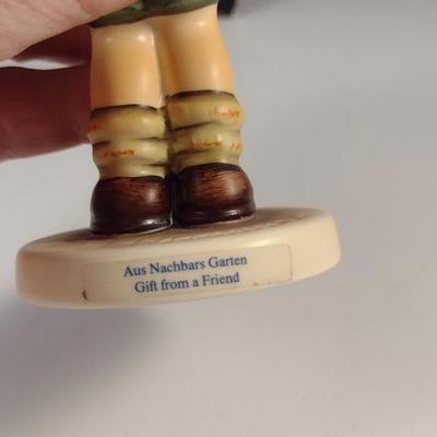 Pair of Hummel Figurines- 'Lucky Boy' and 'Gift from a Friend'